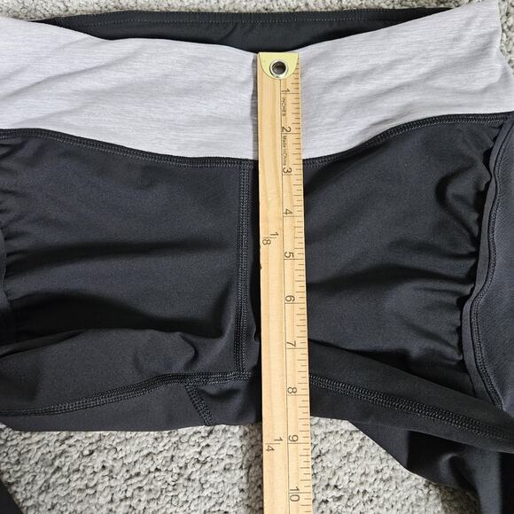 Lululemon Leggings Womens 6 Black Run Sun Sprinter Crop W6804S Activewear Gym - Picture 7 of 11